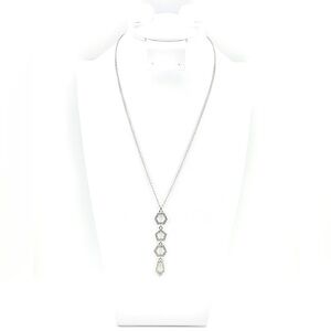 Poly Pendant Necklace 
Touchstone Crystal by Swarovski